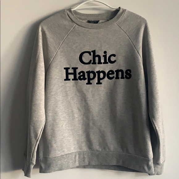 Topshop Tops - Topshop sweatshirt